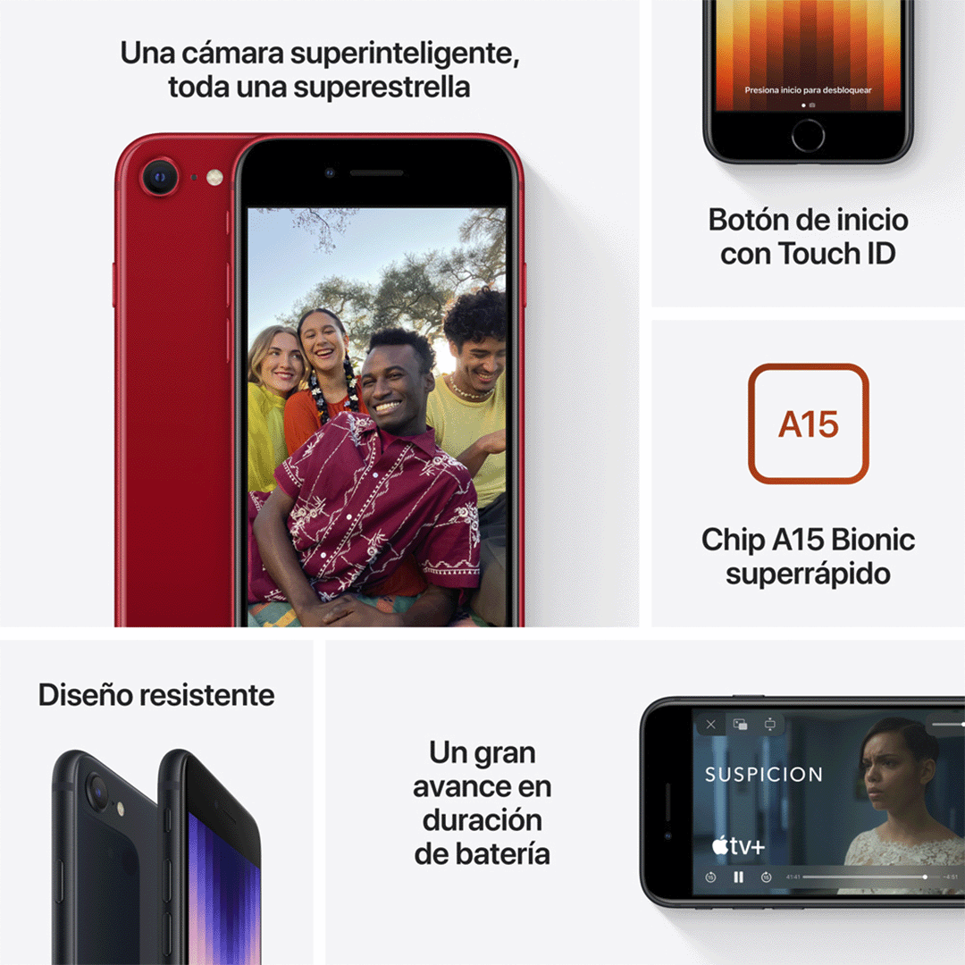 iPhone SE 256GB - (PRODUCT)Rojo