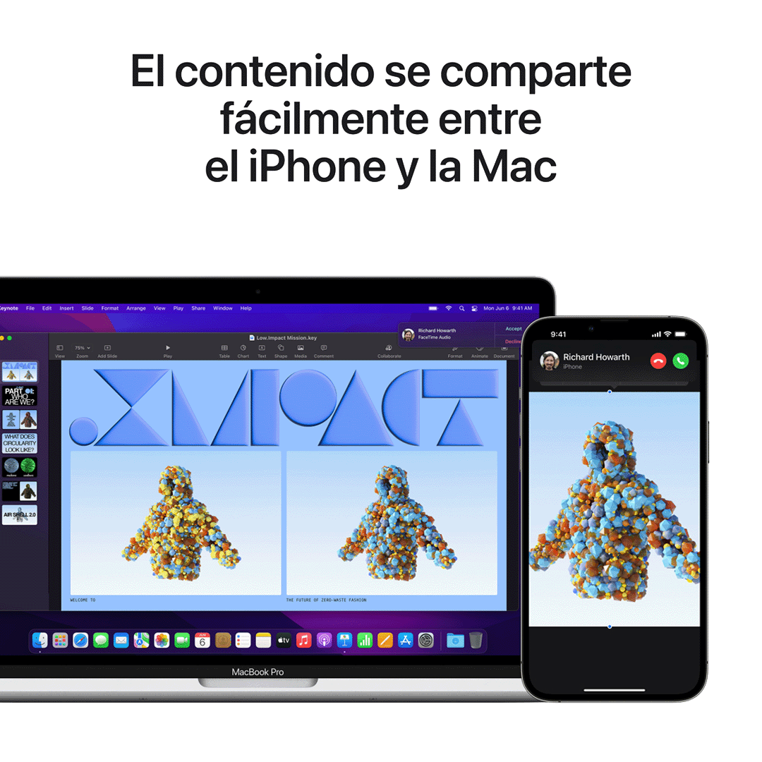 MacBook Pro 13" M2 - 8 CPU, 10 GPU, 8 GB, 512 GB - Plata