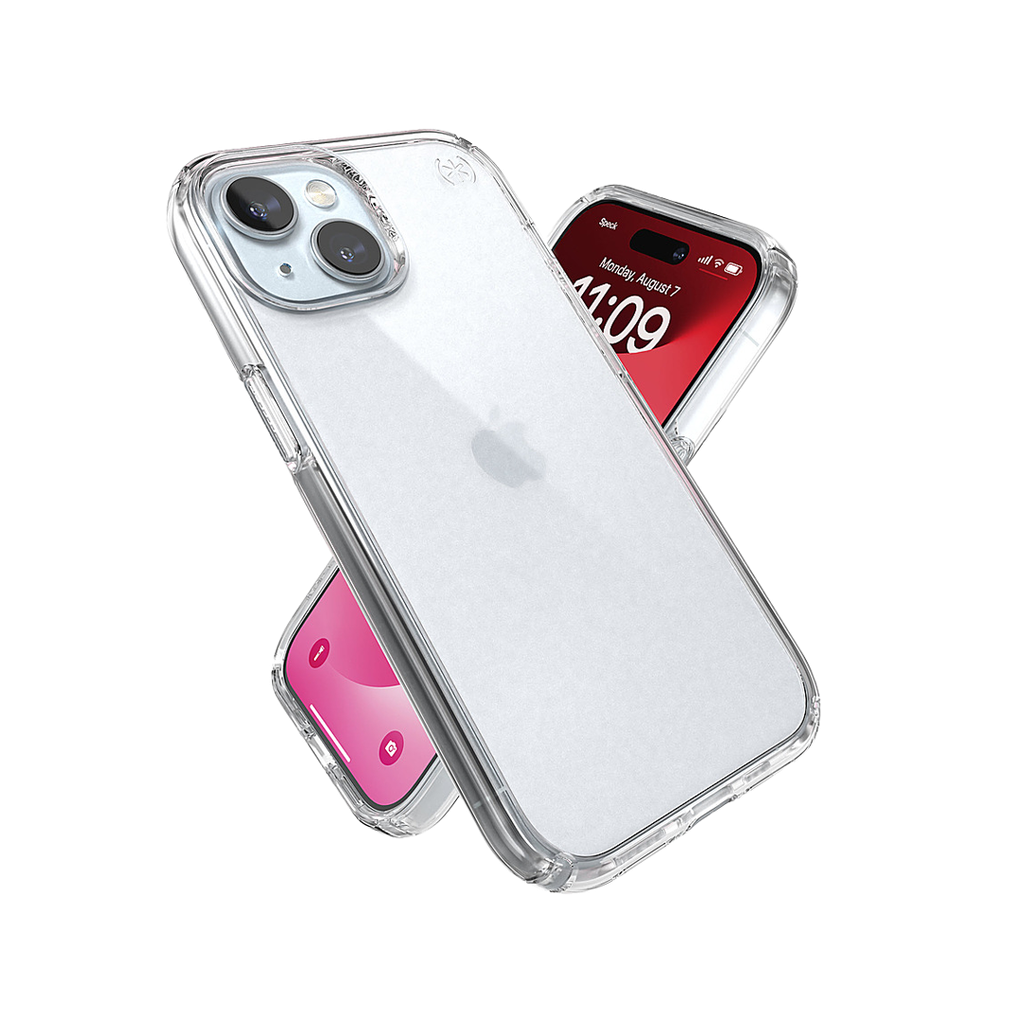 Funda Speck Presidio Transparente para iPhone 15 - Transparente/Transparente