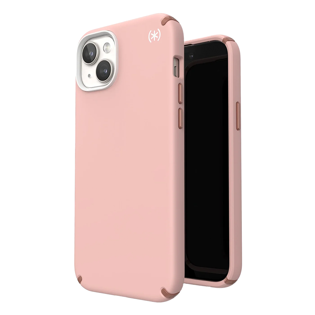 Funda Speck Presidio2 Pro para 15 Plus - Dahlia Pink/Rose Copper/White