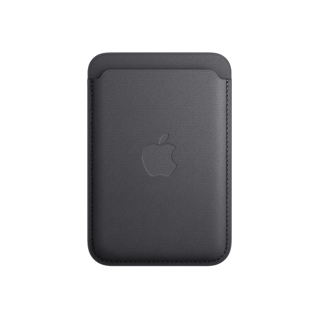 Apple Billetera de Trenzado Fino para iPhone con MagSafe - Negra (Black)