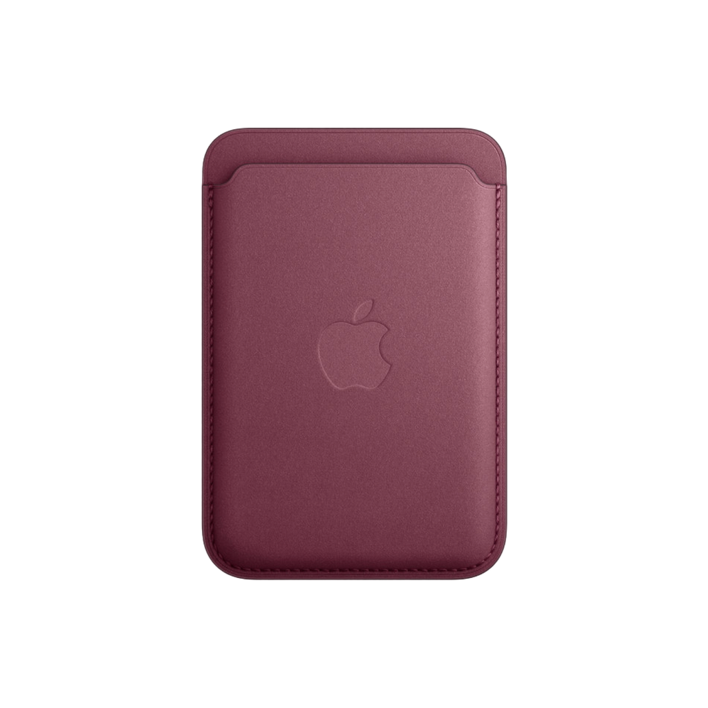 Apple Billetera de Trenzado Fino para iPhone con MagSafe - Rojo Mora