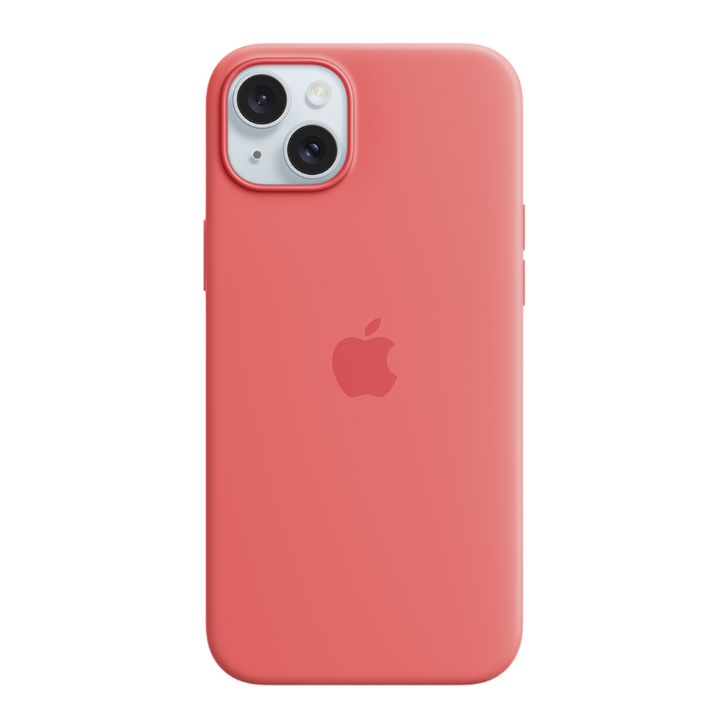 Funda de Silicona con MagSafe para iPhone 15 Plus - Guava