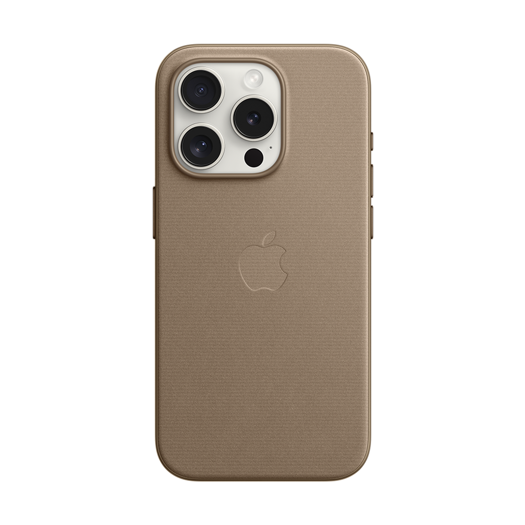 Funda de Trenzado Fino con MagSafe para iPhone 15 Pro - Marrón Topo