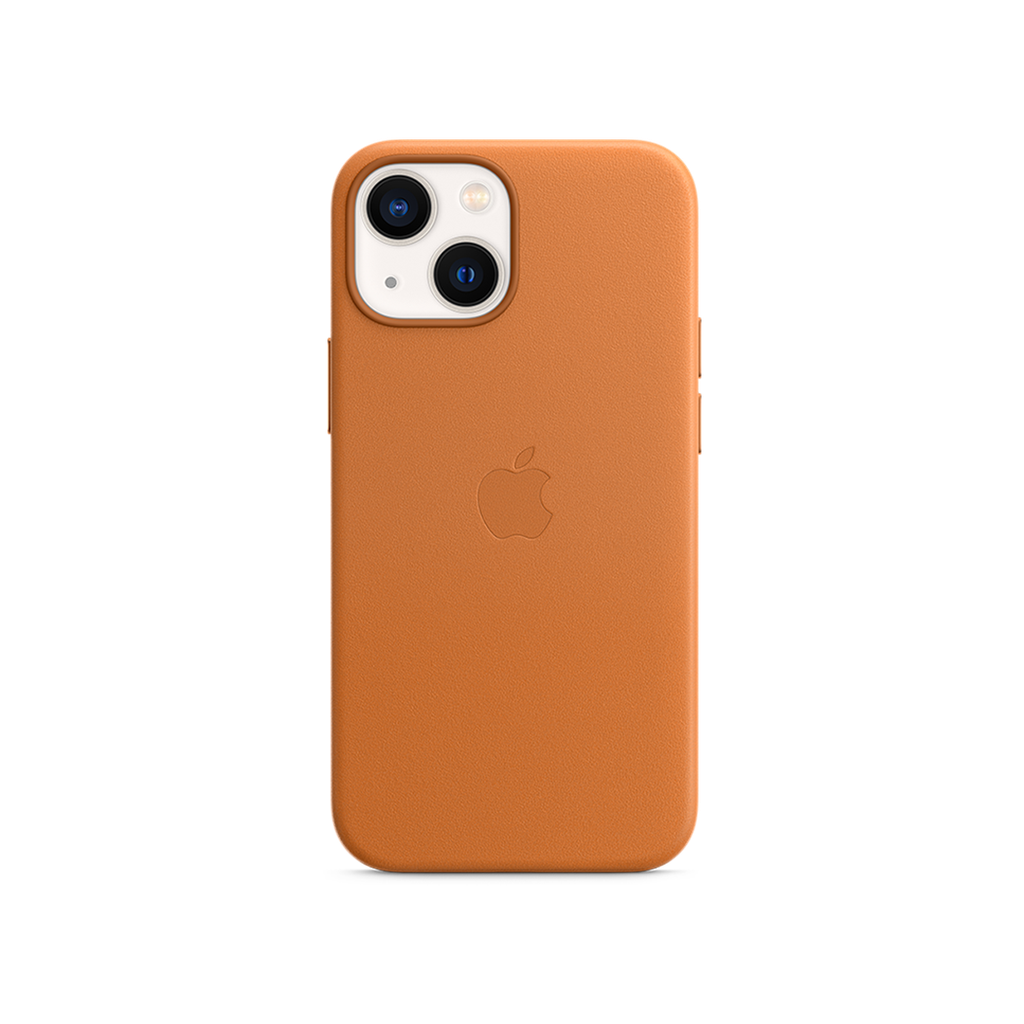 Apple Funda de Cuero iPhone 13 Mini - Ocre