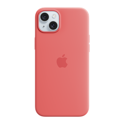 [MT163ZM/A] Apple Funda de Silicona con MagSafe para iPhone 15 Plus - Guava