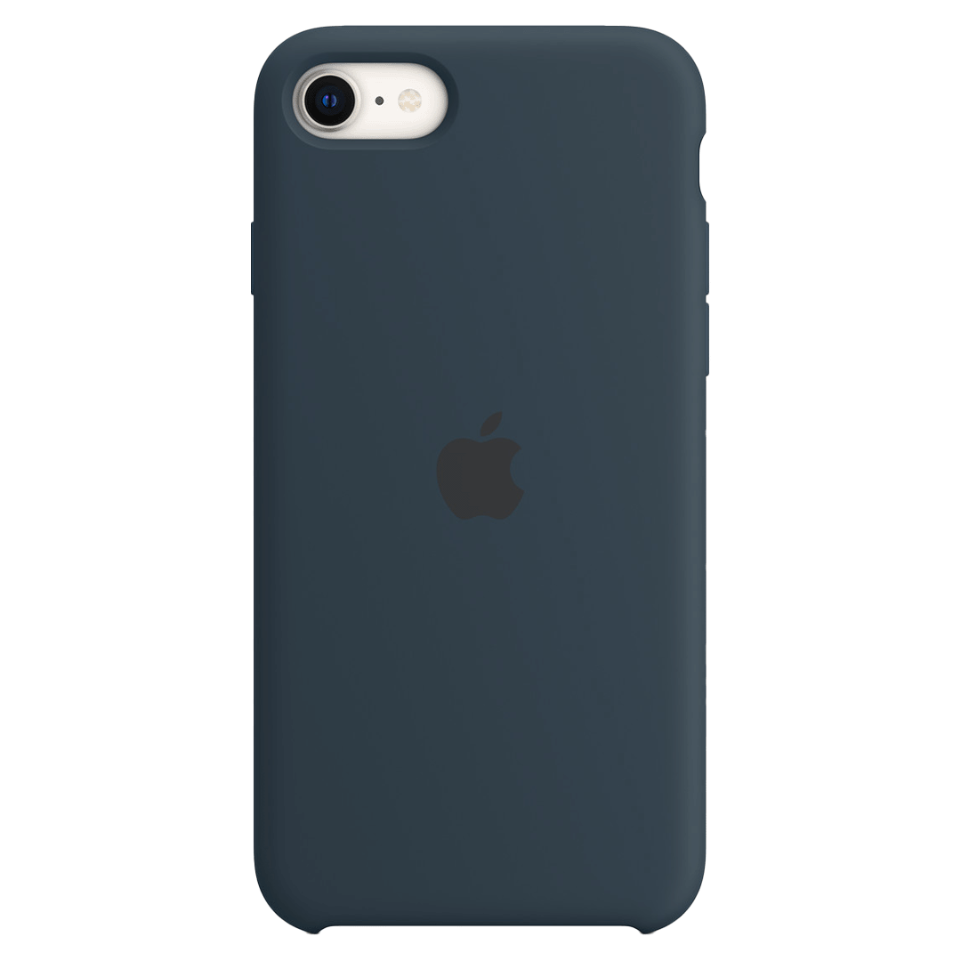 [MN6F3ZM/A] Funda de Silicona para iPhone SE - Azul Abismo