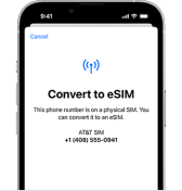 eSIM iPhone