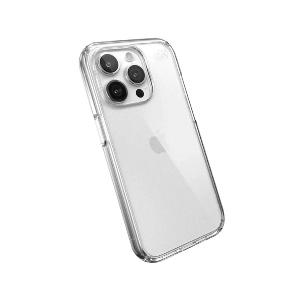 Speck Presidio Funda Transparente para iPhone 15 Pro - Transparente/Transparente