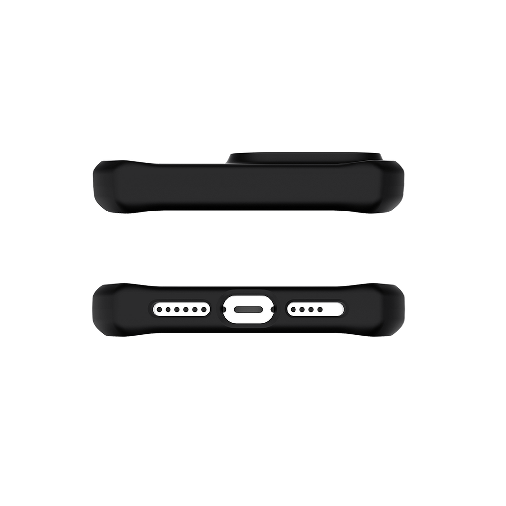 ItSkins Ballistic R Nylon Funda con MagSafe para iPhone 15 Pro Max - Negro