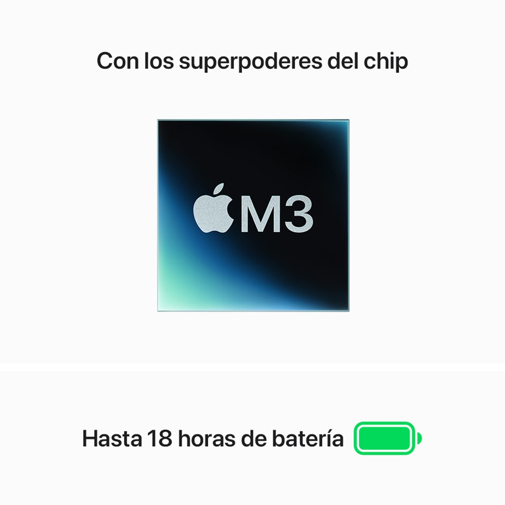 MacBook Air 13 M3 256GB - Blanco Estrella (Starlight)