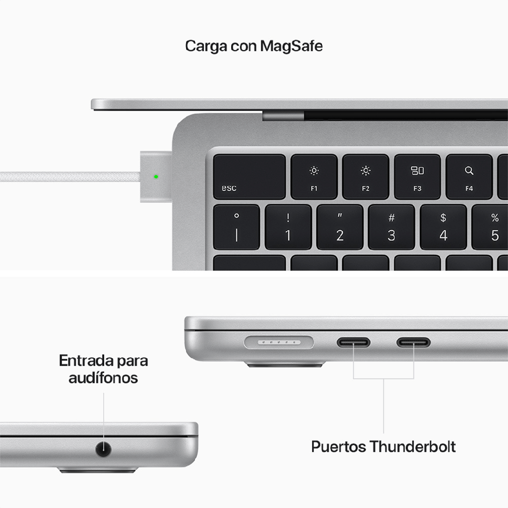 MacBook Air 13.6" M2 8C GPU/8GB/256GB - Silver