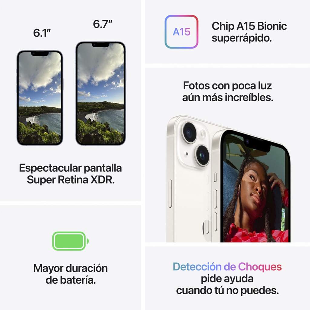 iPhone 14 Plus 256GB - Blanco Estrella