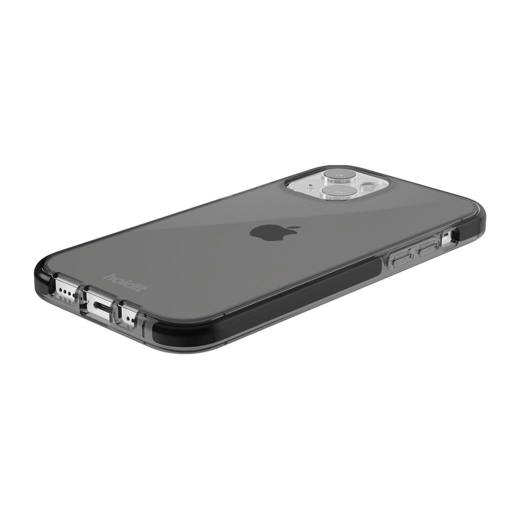 Holdit Funda con Transparencia para iPhone 15 - Negro