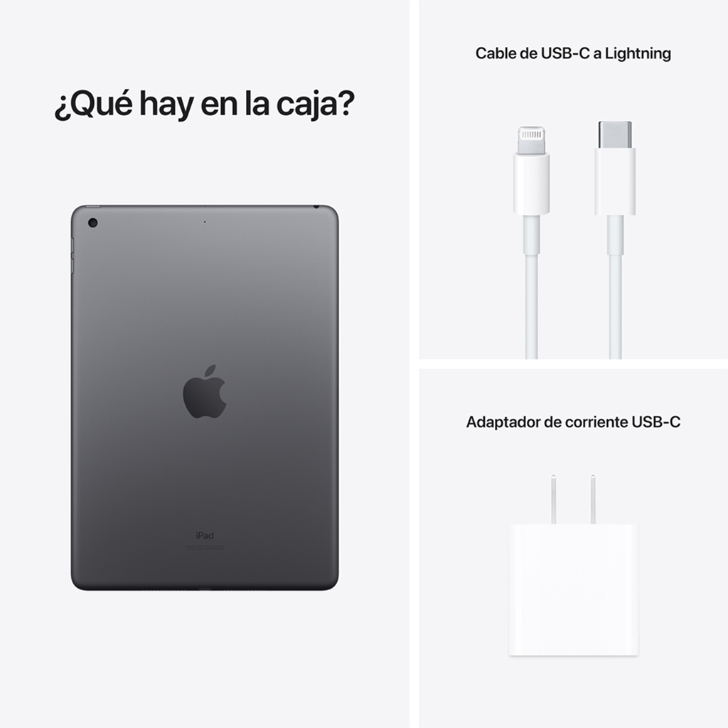 iPad 10.2 - WiFi, 64GB, - Gris Espacial