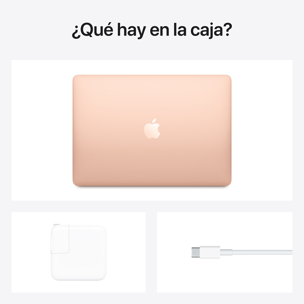 Apple MacBook Air 13" (2020, Chip M1, 256GB de SSD, 8GB de RAM) - Oro