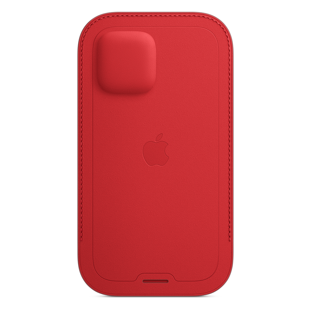 Apple Funda de Cuero iPhone 12 Pro Max - Escarlata