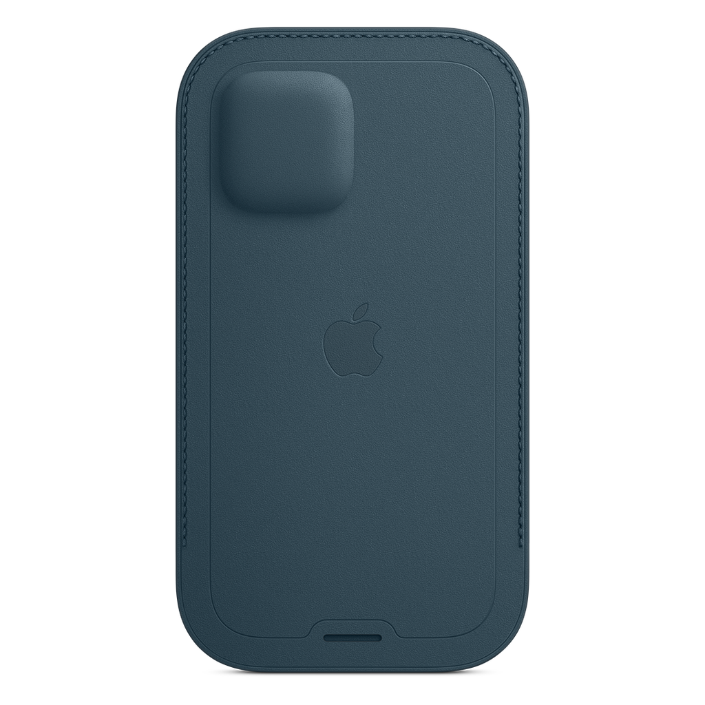 Apple Funda de Cuero iPhone 12 Pro Max - Azul Baltico