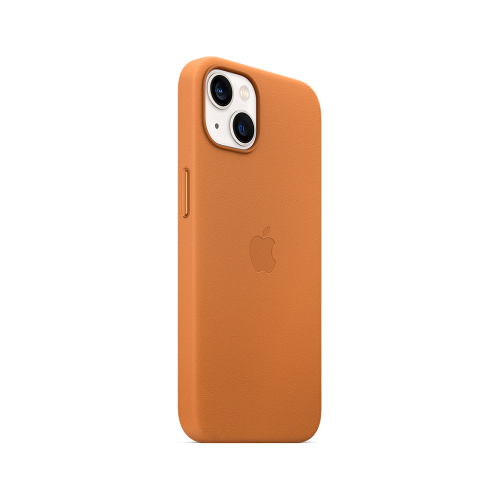 Apple Funda de Cuero iPhone 13 - Ocre