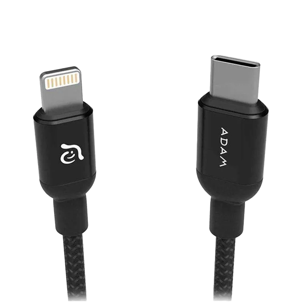 Adam Elements CASA P120 USB-C a Cable Cargador Trenzado USB-C 240W 120cm - Negro