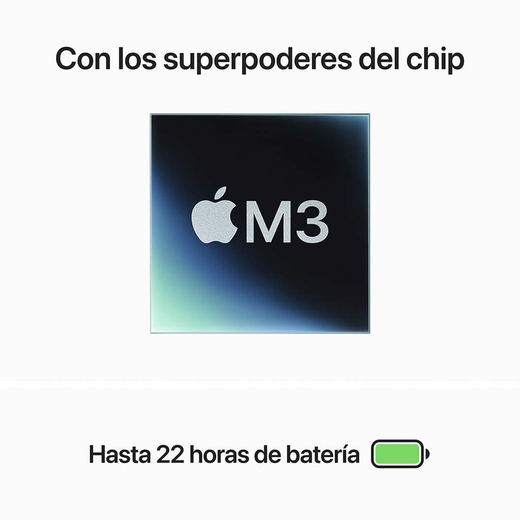 MacBook Pro 14" M3 512GB  - Negro Espacial