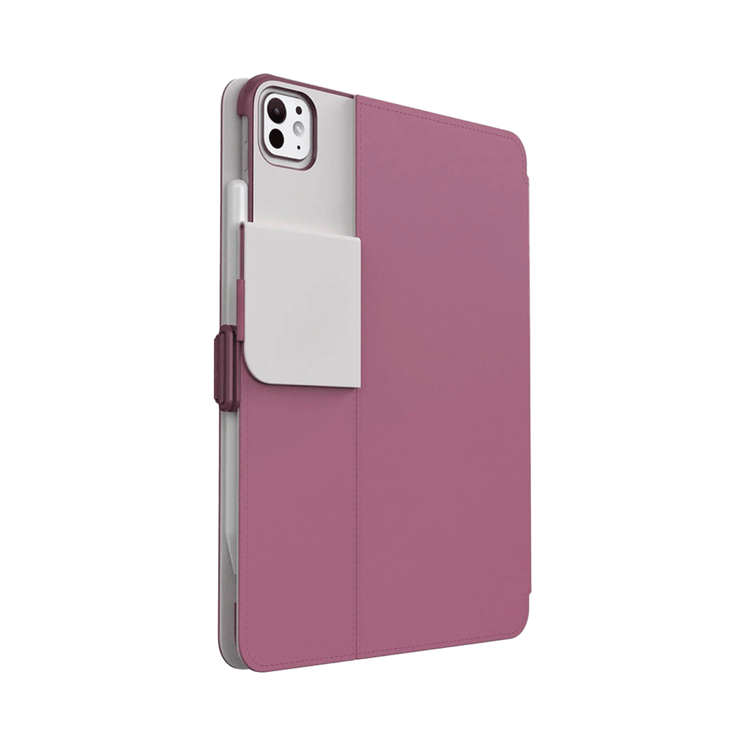 Speck Balance Folio para iPad Pro 11" M4 - Violeta Ciruela/Violeta Intenso/Rosa Crepe