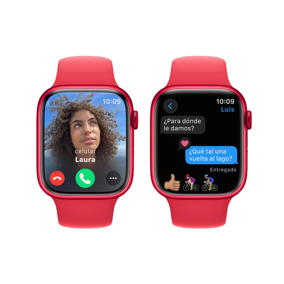 Apple Watch Series 9 GPS - 45mm - (PRODUCT)RED - Caja de Aluminio (PRODUCT)RED con Banda Deportiva (PRODUCT)RED - M/L