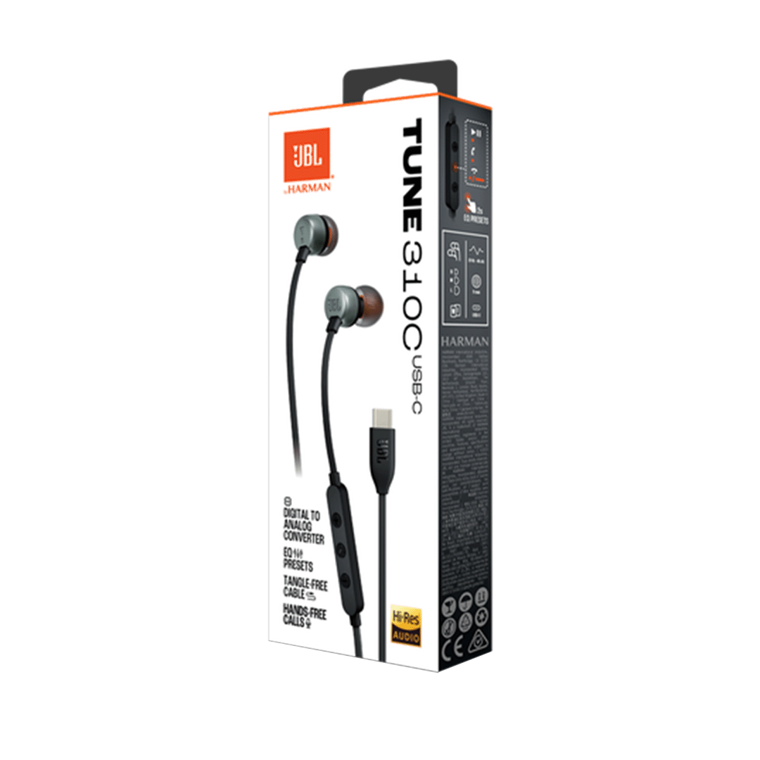 JBL T310 USB-C - Negro