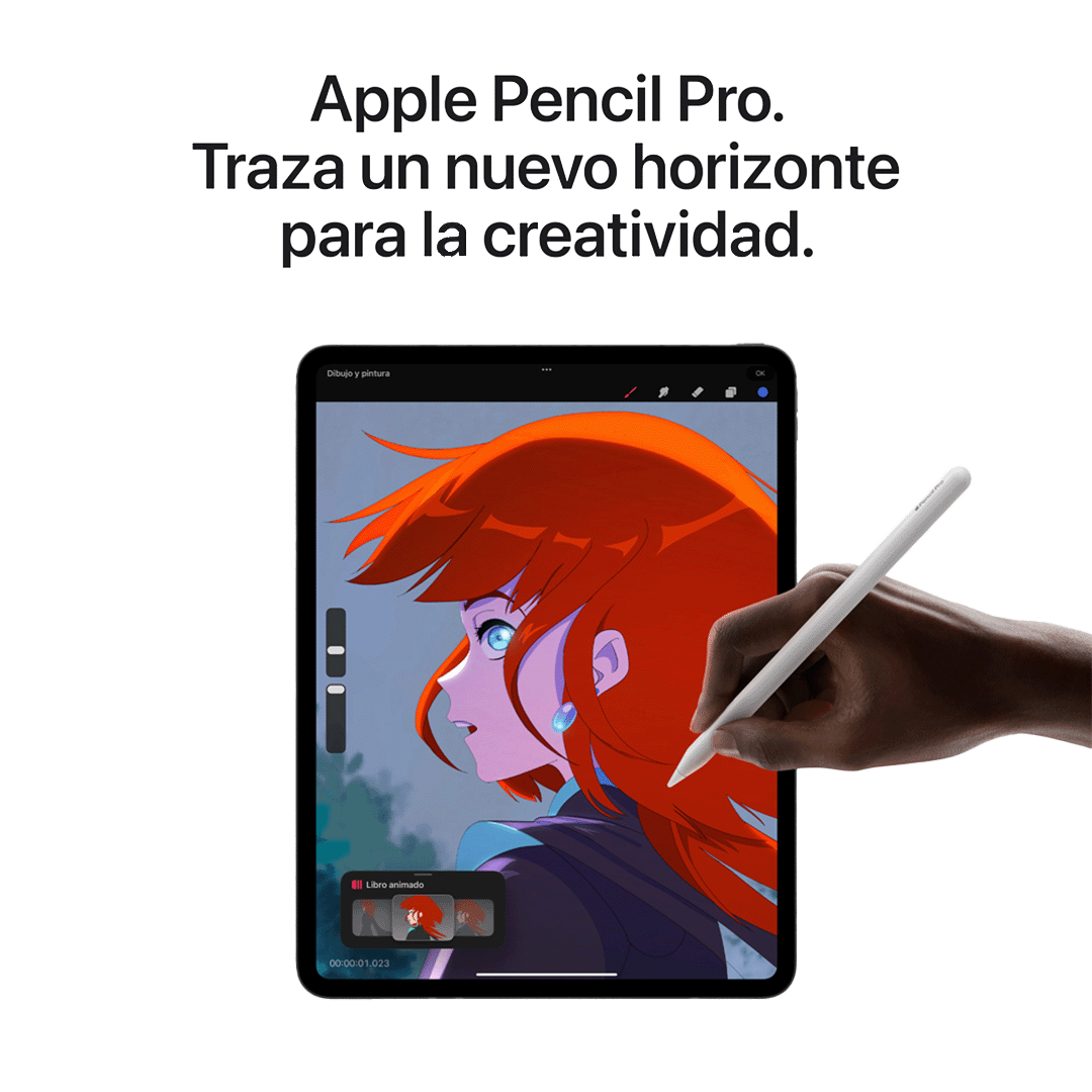 iPad Pro 13" M4 WiFi 256GB, Vidrio Estándar - Plateado