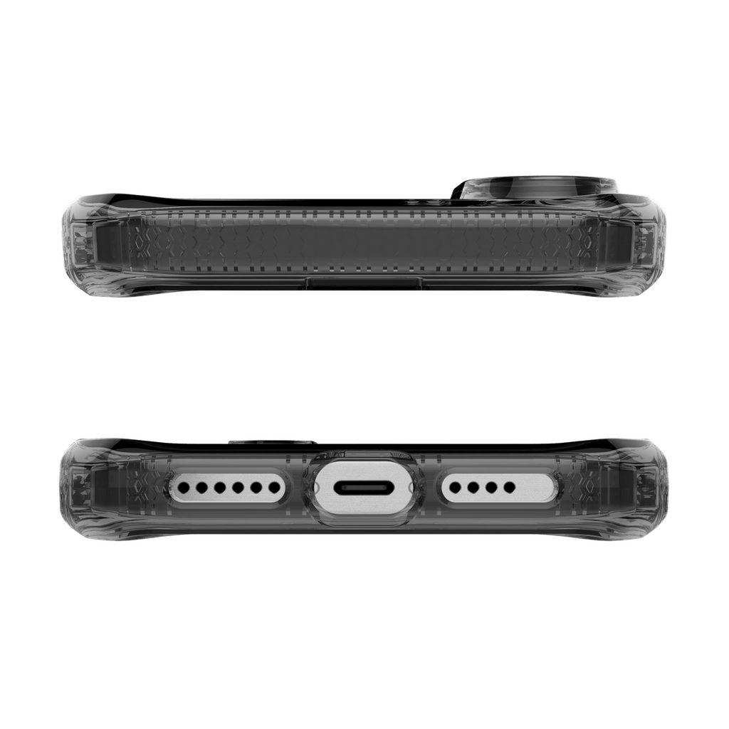 ItSkins Hybrid R Vapor Funda con MagSafe para iPhone 16 Plus - Humo