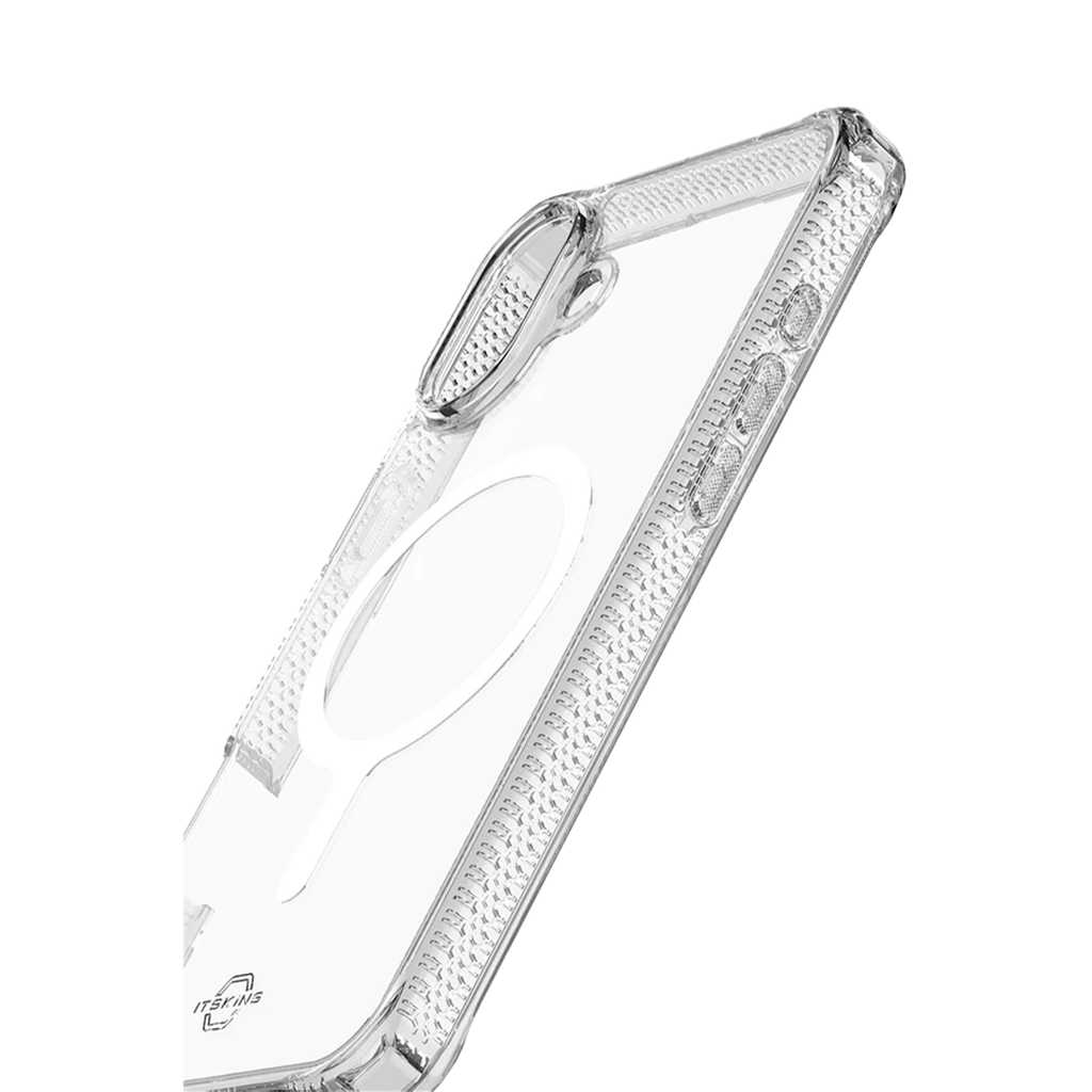 ItSkins Hybrid R Funda Transparente con MagSafe fpara iPhone 16 Plus - Transparente