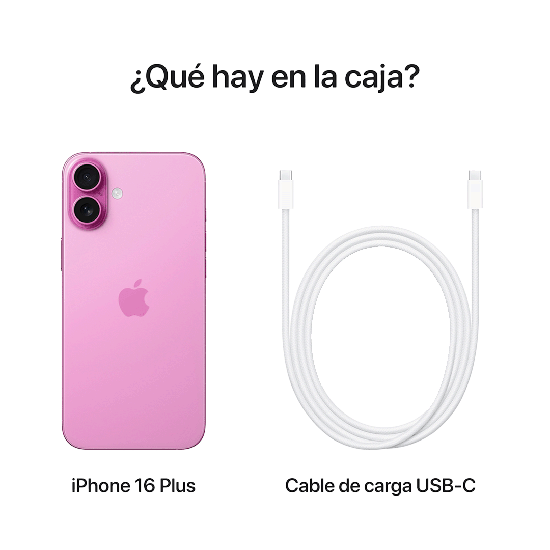 Preventa - iPhone 16 Plus 512 GB - Rosa