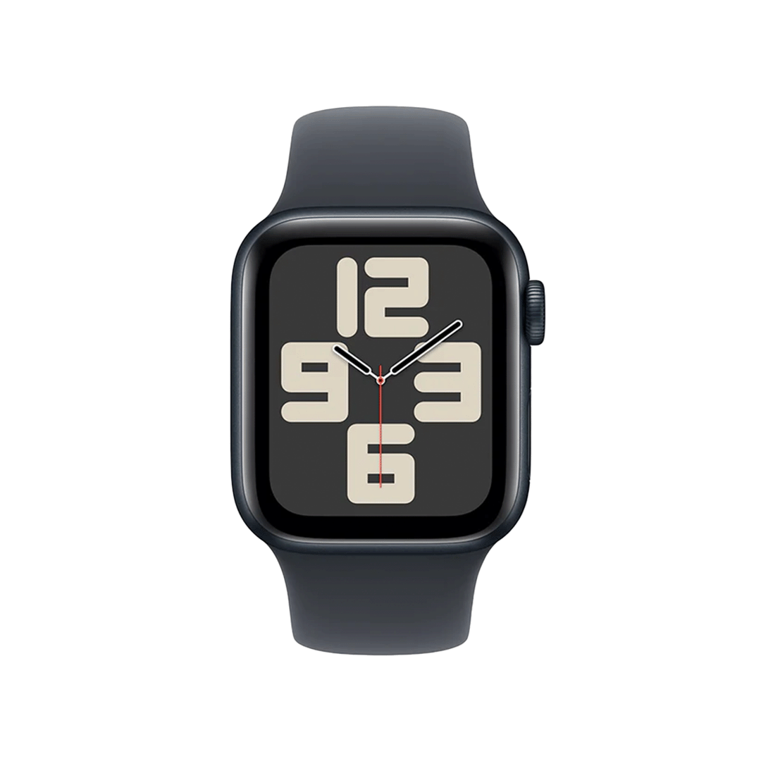 Apple Watch SE GPS 40mm - Caja de Aluminio Medianoche con Banda Deportiva Negra - S/M