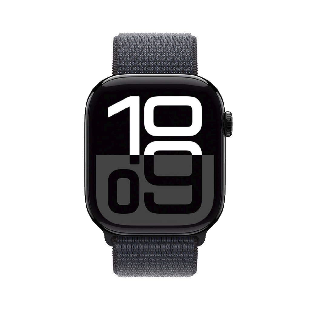 Apple Watch S10 GPS 46mm - Caja de Aluminio Negro Azabache - Loop Deportivo Tinta