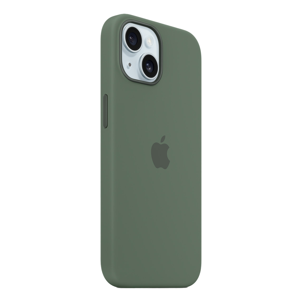 Funda de Silicona para iPhone 15 - Ciprés