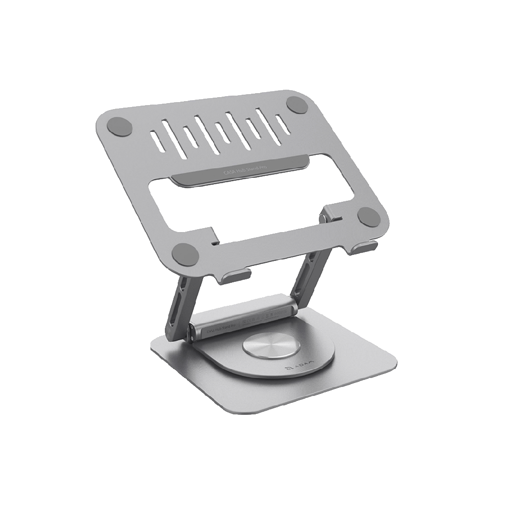 Adam Elements CASA HUB Stand Pro USB-C 6-en-1 Laptop Stand Hub - Gris