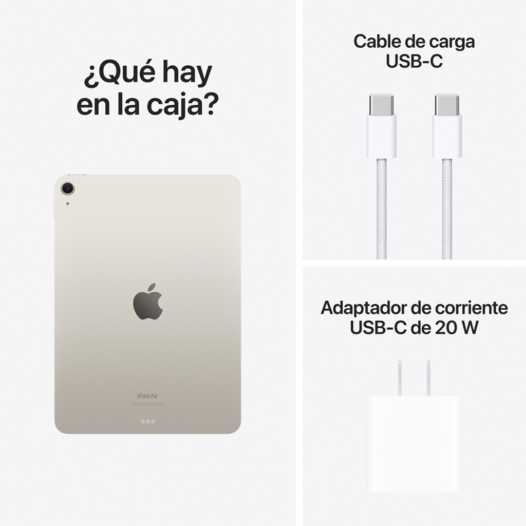 iPad Air 11" M2 Wi-Fi 512 GB - Blanco Estrella