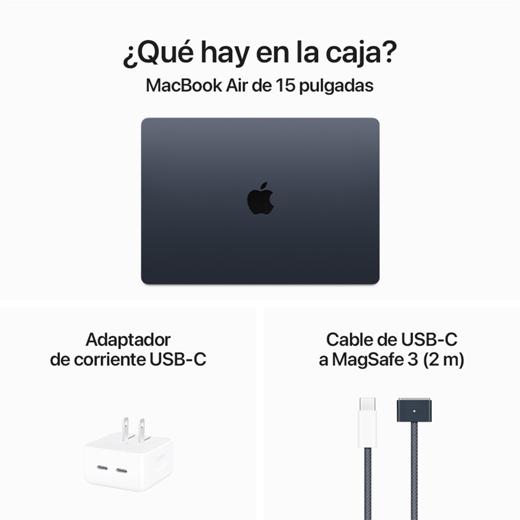 MacBook Air 15 M3 512GB - Medianoche (Midnight)