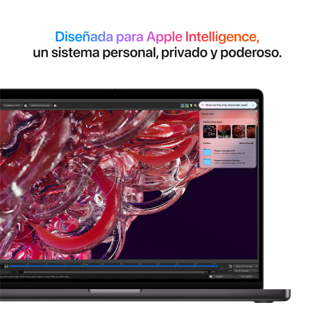MacBook Pro 16" M4 Max - 16 CPU, 40 GPU, 48 GB, 1 TB - Negro Espacial