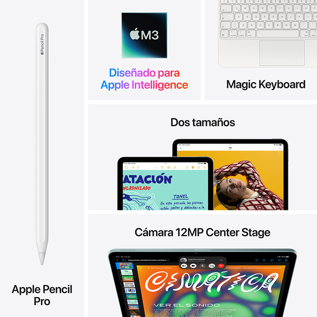 iPad Air 13" M3 Wi-Fi 128 GB - Violeta