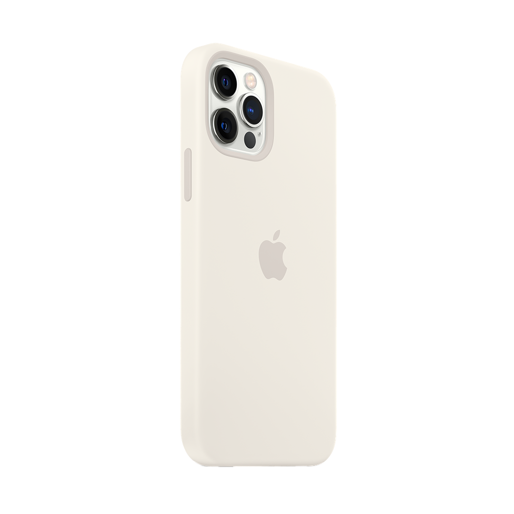 Apple Funda de Silicona iPhone 12/12 Pro - Blanco