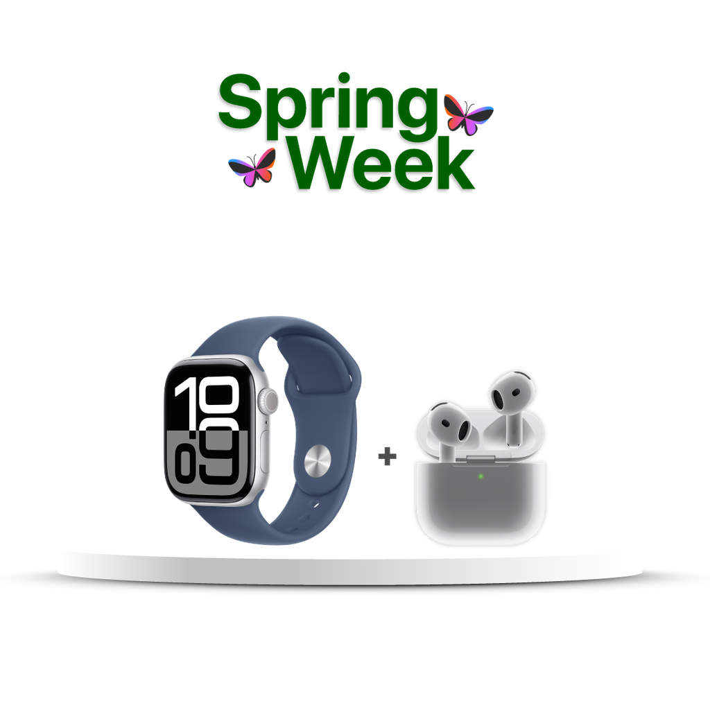 Apple Watch S10 GPS 42mm (MWWC3AM/A) + Airpods 4 USB-C (MXP63BE/A)