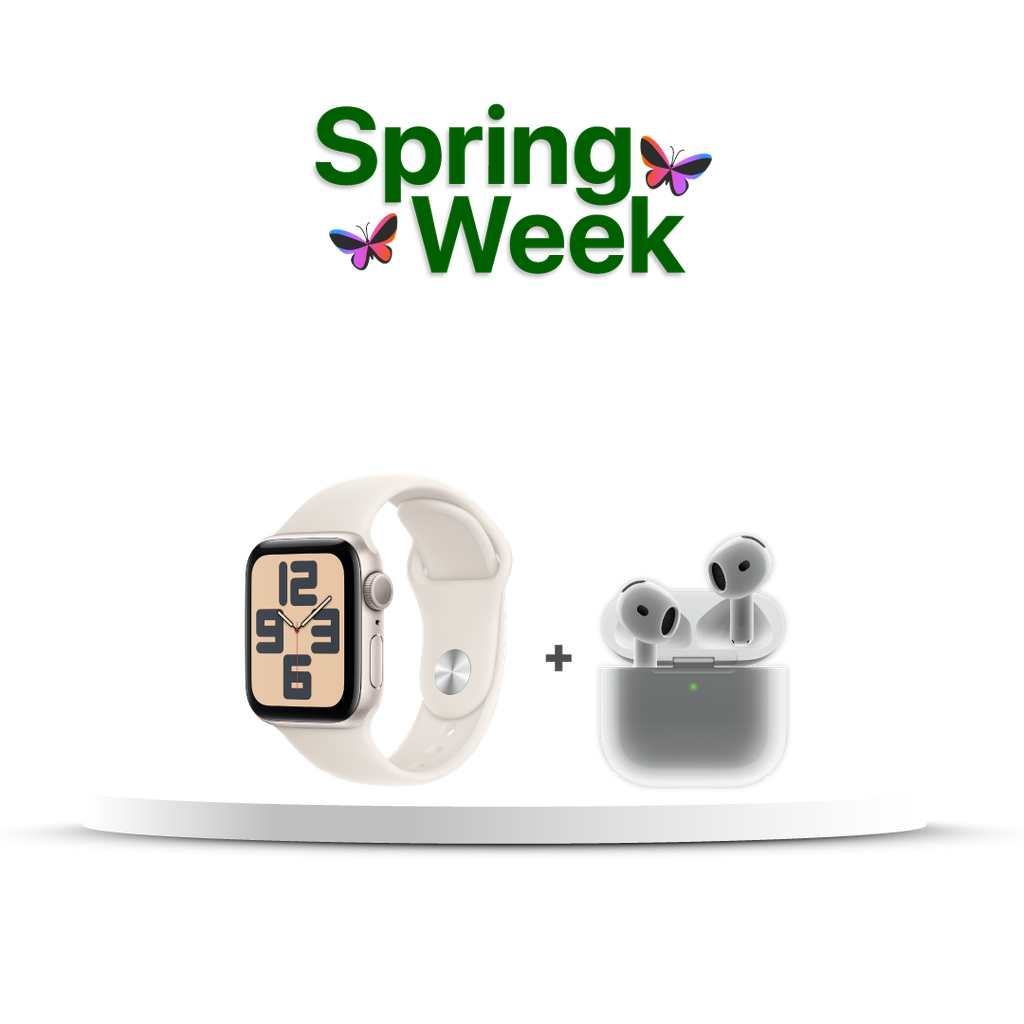 Apple Watch SE GPS 40mm (MXEG3BE/A) + Airpods 4 USB-C (MXP63BE/A)