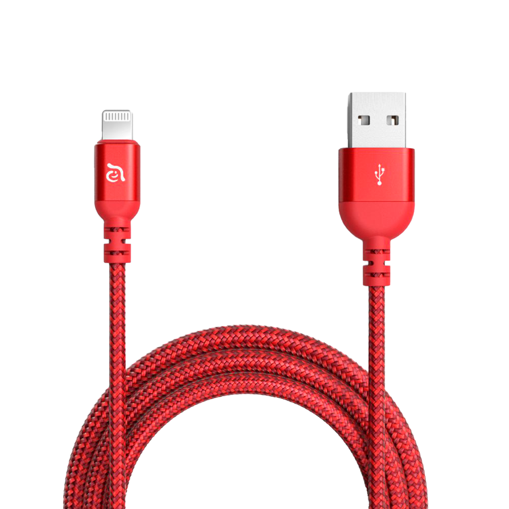 Adam Elements PeAk III 120B USB-A a Cable Lightning 1.2m - Rojo