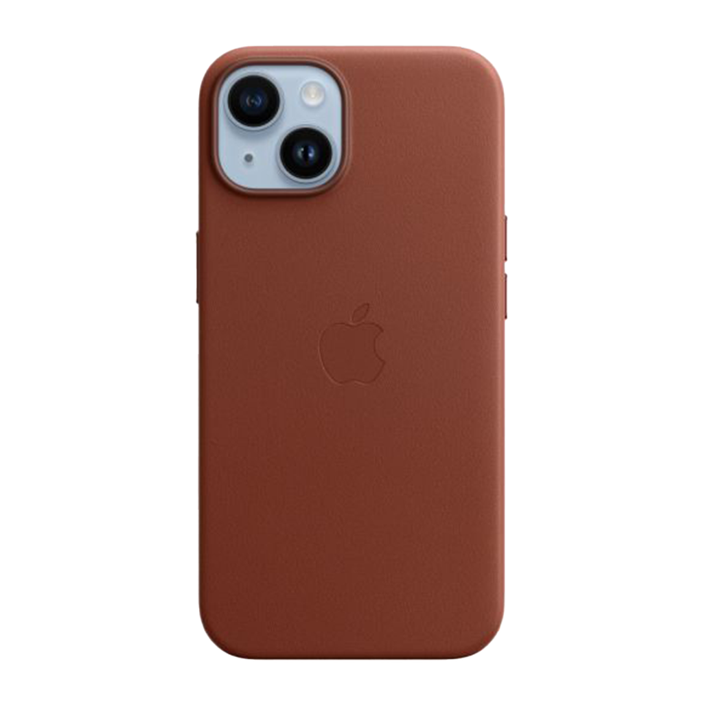 iPhone 14 Plus Funda de Cuero c/ MagSafe - Ocre Oscuro