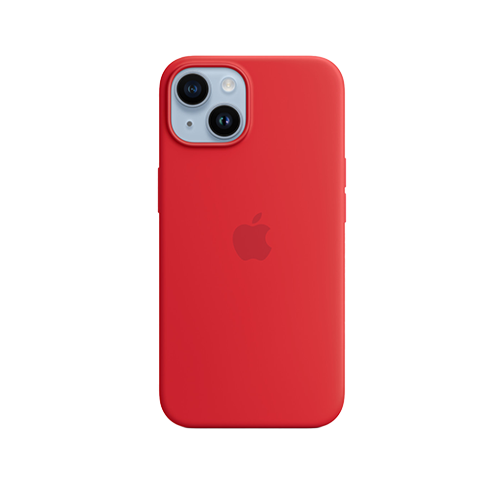 iPhone 14 Funda de Silicona c/ MagSafe - (PRODUCTO)ROJO