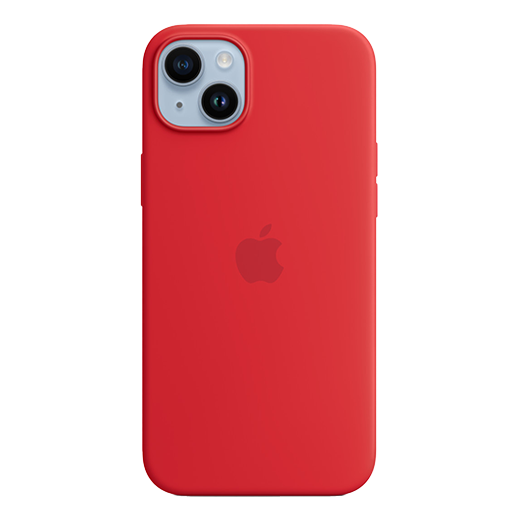 iPhone 14 Plus Funda de Silicona c/ MagSafe - (PRODUCTO)ROJO