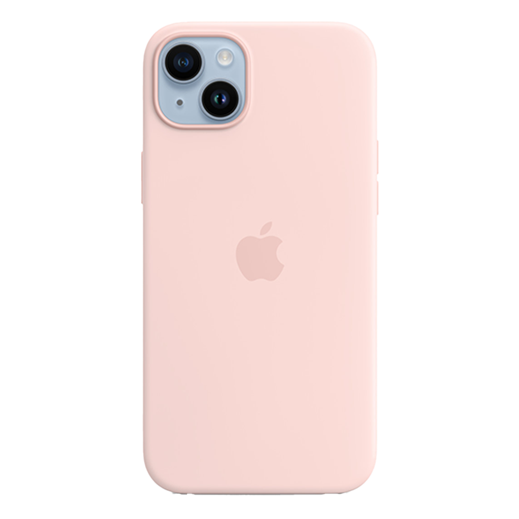 iPhone 14 Plus Funda de Silicona c/ MagSafe - Rosa Caliza