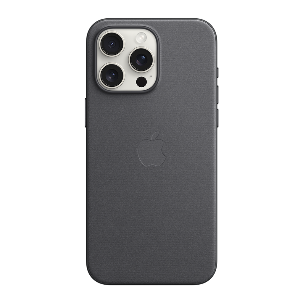 Funda Trenzado Fino para iPhone 15 Pro Max con MagSafe - Negro