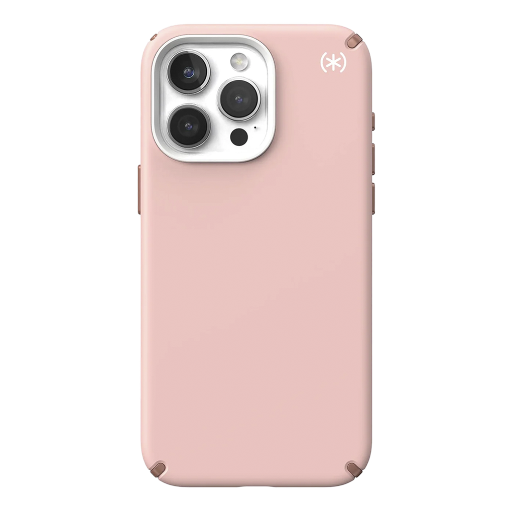 Funda Speck Presidio2 Pro para 15 Pro Max - Rosa Dalia/Rosa Copper/Blanco